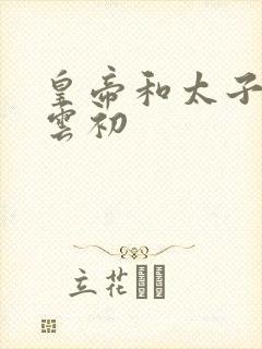 皇帝和太子妃h云初