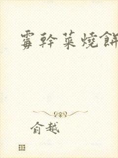 霉干菜烧饼