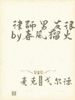 律师男友很难撩by春风榴火封面