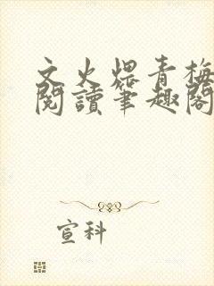 文火煨青梅免费阅读笔趣阁封面
