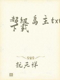 超级岛主txt下载封面