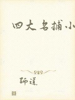 四大名捕小说