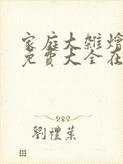 家庭大杂烩小说免费大全在线阅读封面