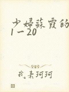 少妇苏霞的沉沦1一20