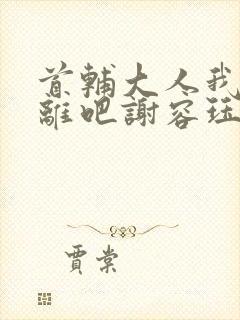 首辅大人我们和离吧谢容珏