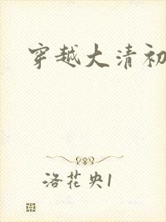 穿越大清初年