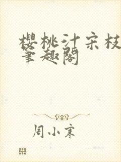 樱桃汁宋枝江野笔趣阁