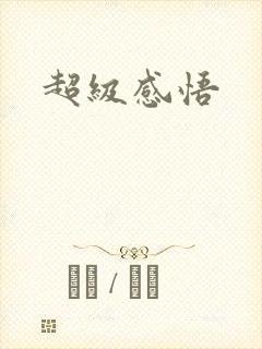 超级感悟封面