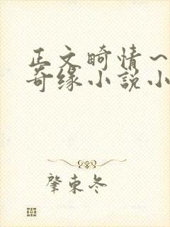 正文畸情～内裤奇缘小说小茹封面