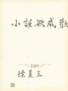 小说欲成欢