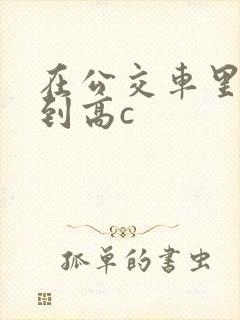 在公交车里c弄到高c