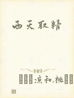 西天取精