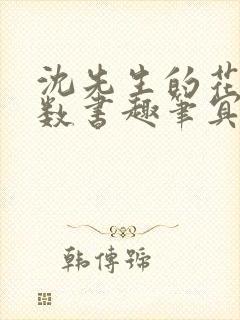 沈先生的花式调数书趣笔冥鸿封面