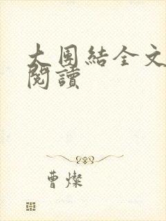 大团结全文免费阅读