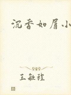 沉香如屑小说