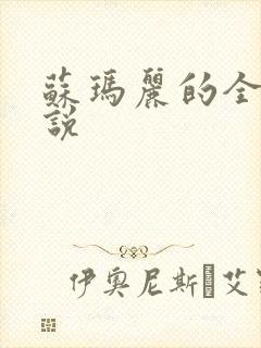 苏玛丽的全部小说