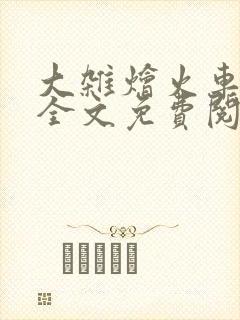 大杂烩火车小说全文免费阅读