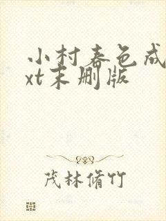 小村春色成刚txt末删版
