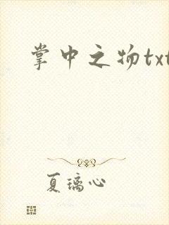 掌中之物txt