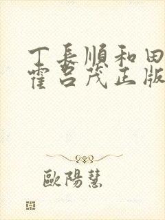 丁长顺和田晓兰霍吕茂正版封面