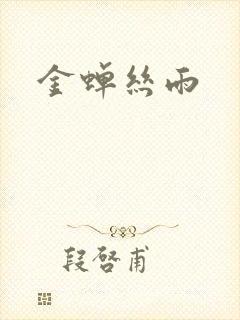 金蝉丝雨封面