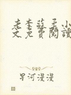 老李苏柔小说全文免费阅读