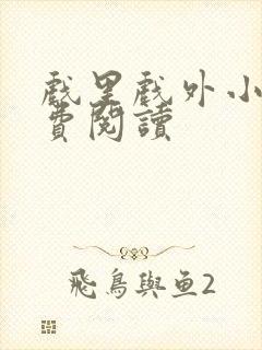 戏里戏外小说免费阅读