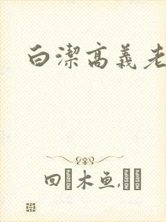 白洁高义老七封面