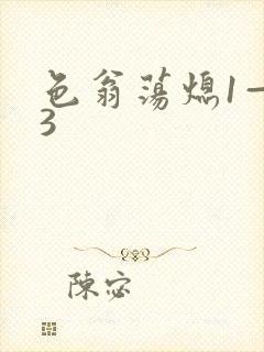 色翁荡熄1—13封面