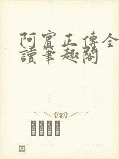 阿宾正传全文阅读笔趣阁