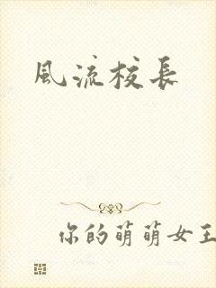 风流校长封面