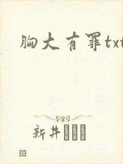 胸大有罪txt