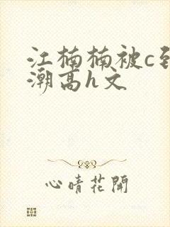 江楠楠被c到高潮高h文