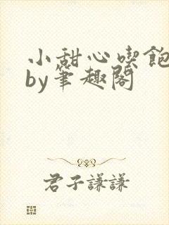 小甜心吃饱了吗by笔趣阁封面