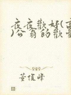 夜夜欢好(高h)公翁的欢爱