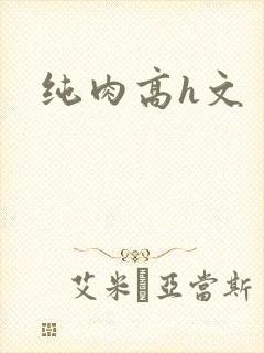纯肉高h文封面