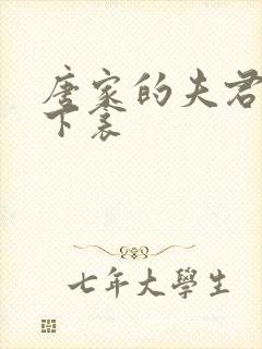 唐家的夫君们帘下衾