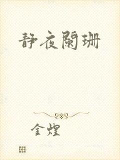 静夜阑珊