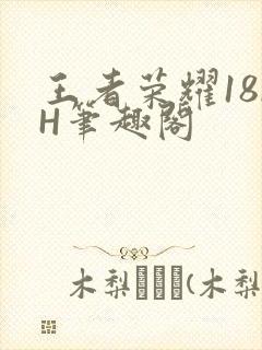 王者荣耀18rH笔趣阁