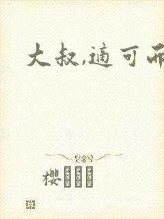 大叔,适可而止