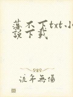 落不下txt小说下载