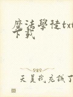 魔法学徒txt下载