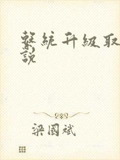 系统升级取液小说封面