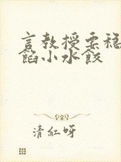 言教授要稳住肉馅小水饺封面