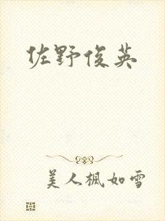 佐野俊英