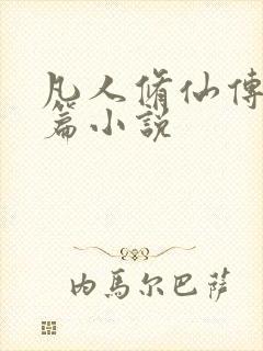 凡人修仙传人界篇小说