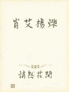 肖艾杨烁