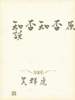 知否知否原著小说