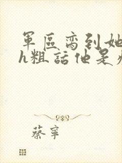 军区脔到她哭hh粗话他是疯批封面