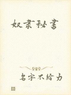 奴隶秘书